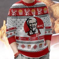 Hooktab KFC Kentucky Fried Chicken Ugly Christmas Sweater
