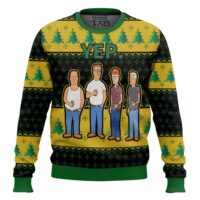 Hooktab King Of The Hill Yep Ugly Christmas Sweater