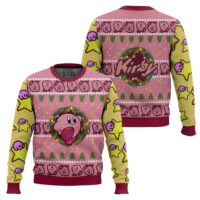 Hooktab Kirby's Dream Land Ugly Christmas Sweater