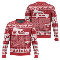 Hooktab Kiss Ass National Lampoon's Vacation Ugly Christmas Sweater