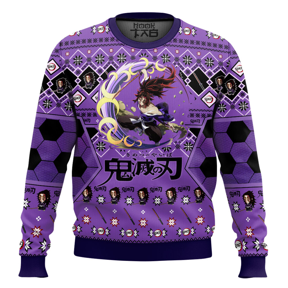 Hooktab Kokushibo Ugly Christmas Sweater Hooktab Kokushibo Ugly Christmas Sweater