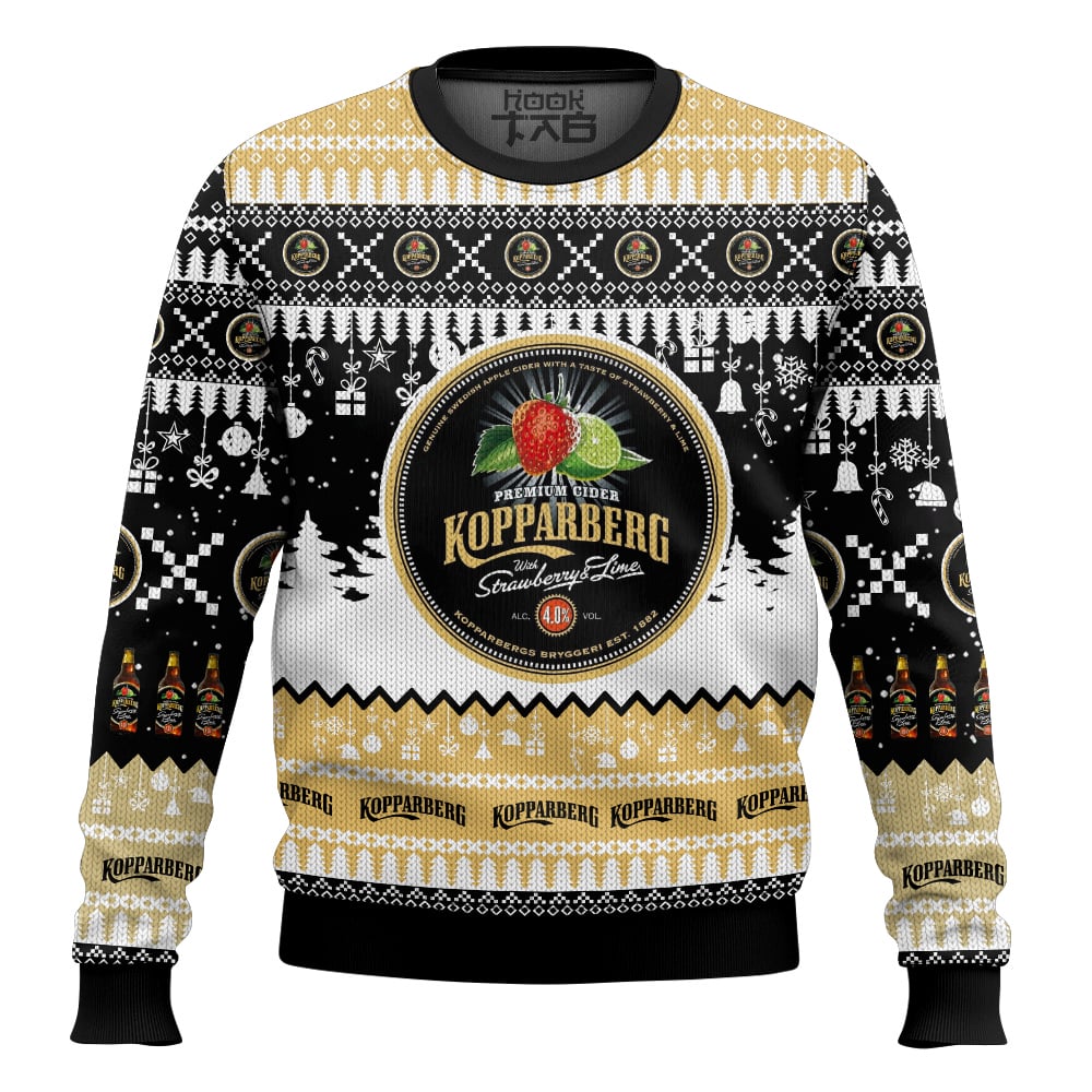 Hooktab Kopparberg Cider Ugly Christmas Sweater Hooktab Kopparberg Cider Ugly Christmas Sweater