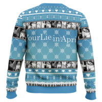 Hooktab Kousei And Kaori Your Lie In April Ugly Christmas Sweater