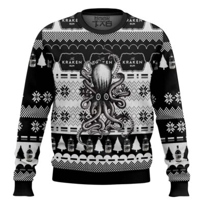 Kraken Black Spiced Rum Ugly Christmas Sweater