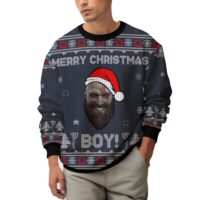 Hooktab Kratos Merry Xmas Boy God Of War Ugly Christmas Sweater