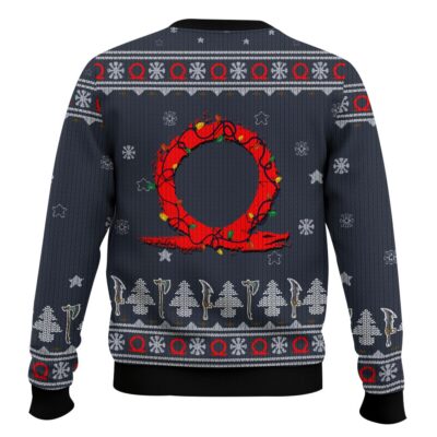 Hooktab Kratos Merry Xmas Boy God Of War Ugly Christmas Sweater