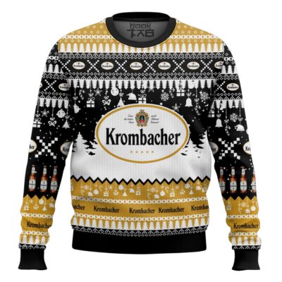 Krombacher German Beer Ugly Christmas Sweater
