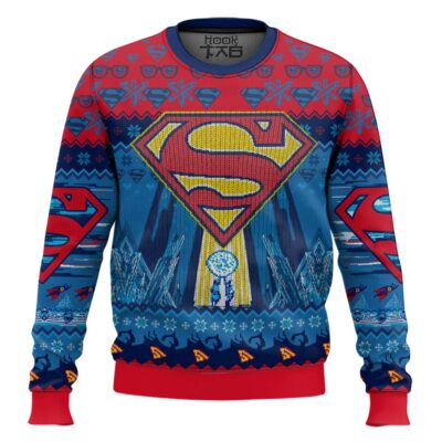 Kryptonian Kringle Ugly Christmas Sweater