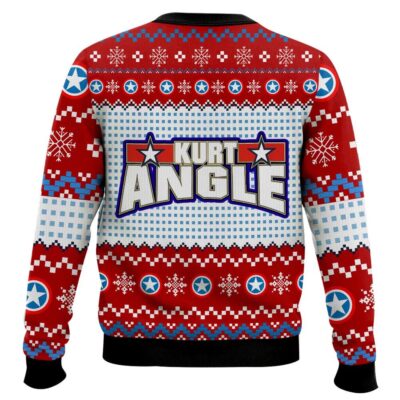 Hooktab Kurt Angle It’s Damn True WWE Ugly Christmas Sweater