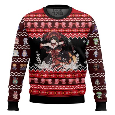 Kurumi Tokisaki Date A Live Ugly Christmas Sweater
