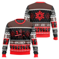 Hooktab Kylo Ren Star Wars Ugly Christmas Sweater