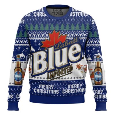 Labatt Blue Beer Merry Christmas Ugly Christmas Sweater