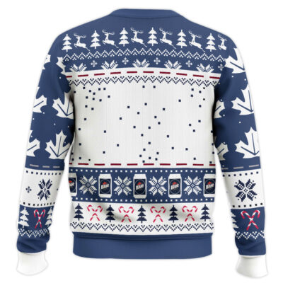 Hooktab Labatt Blue Beer Ugly Christmas Sweater