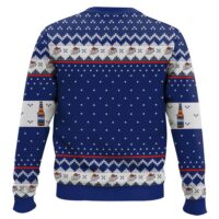 Hooktab Labatt Blue Imported Beer Ugly Christmas Sweater