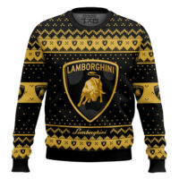 Hooktab Lamborghini Ugly Christmas Sweater