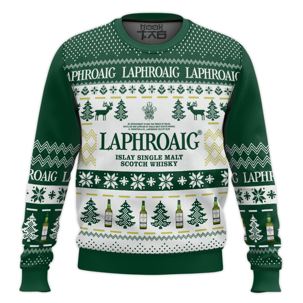 Hooktab Laphroaig Ugly Christmas Sweater Hooktab Laphroaig Ugly Christmas Sweater