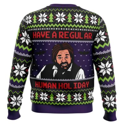 Hooktab Laszlo Cravensworth Human Holiday What We Do In The Shadows Ugly Christmas Sweater