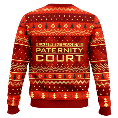 Hooktab Lauren Lake’s Paternity Court Ugly Christmas Sweater