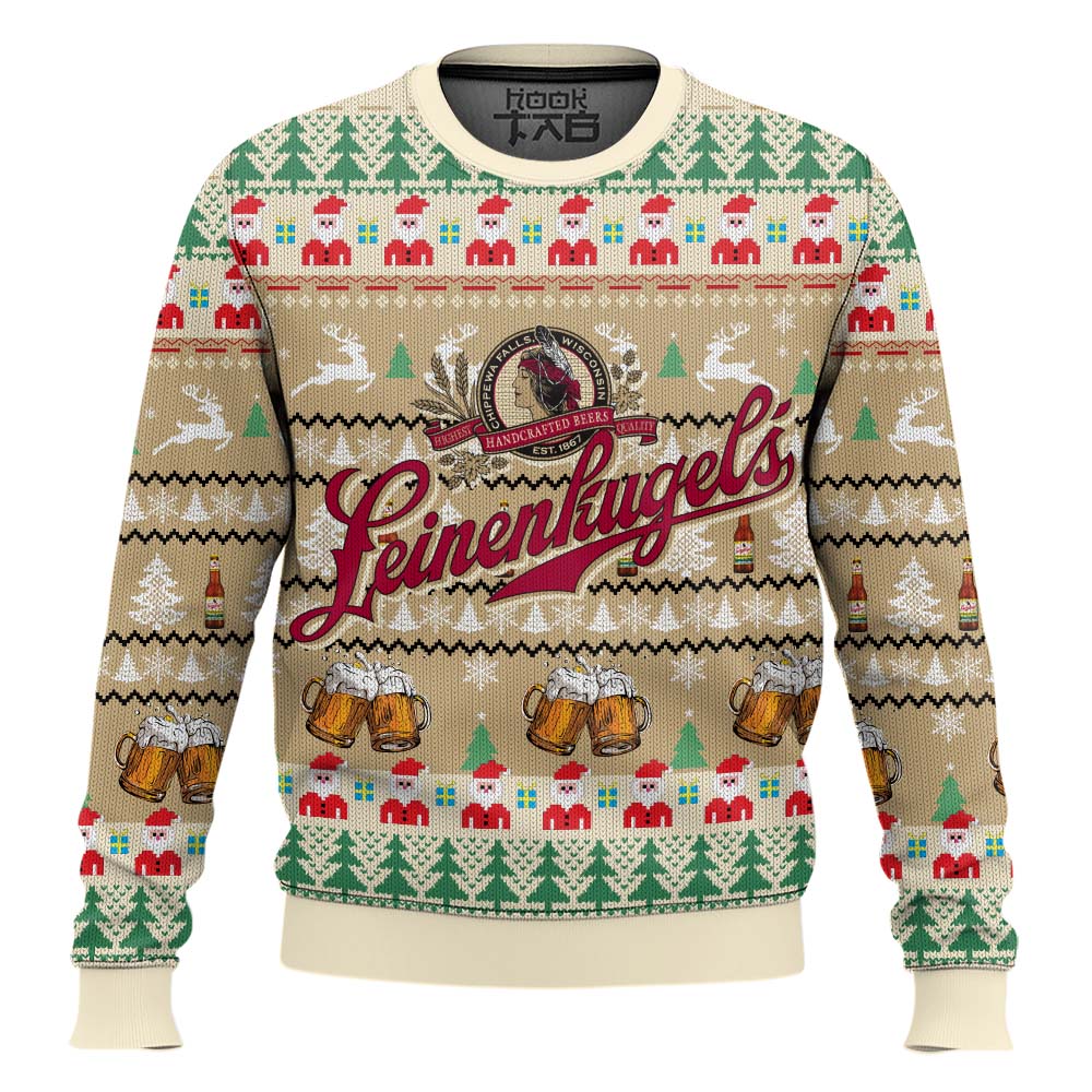 Hooktab Leinenkugel's Brews Ugly Christmas Sweater Hooktab Leinenkugel's Brews Ugly Christmas Sweater