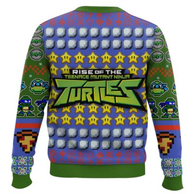Hooktab Leonardo Rise Of The Teenage Mutant Ninja Turtles Ugly Christmas Sweater