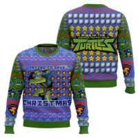 Hooktab Leonardo Rise Of The Teenage Mutant Ninja Turtles Ugly Christmas Sweater