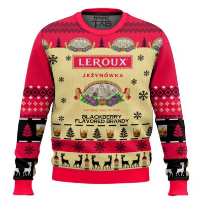 Leroux Blackberry Brandy Ugly Christmas Sweater