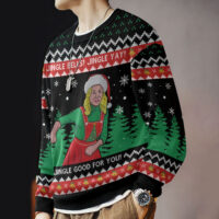Hooktab Leslie Knope Jingle Bells Jingle Yay Parks And Recreation Ugly Christmas Sweater