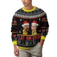 Hooktab Let Him Cook Breaking Bad Ugly Christmas Sweater