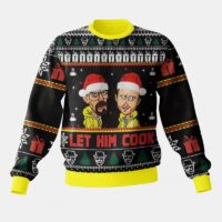 Hooktab Let Him Cook Breaking Bad Ugly Christmas Sweater