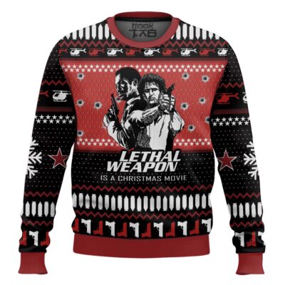 Lethal Weapon Is A Christmas Movie Ugly Christmas Sweater