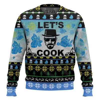 Let's Cook Breaking Bad Ugly Christmas Sweater