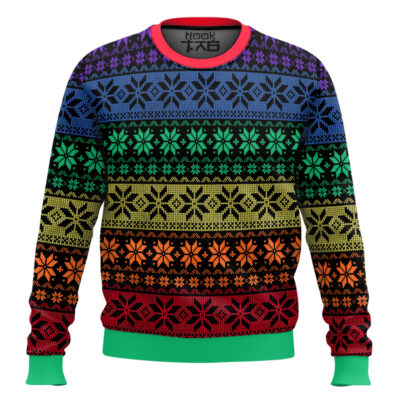 LGBT Pride Flag Ugly Christmas Sweater