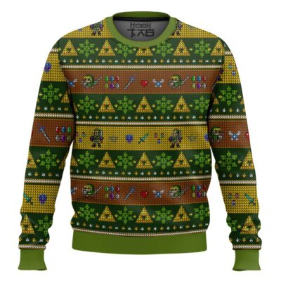 Link Adventure Zelda Ugly Christmas Sweater
