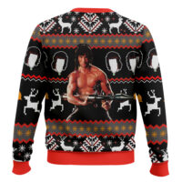 Hooktab Live For Nothing Die For Something Rambo Ugly Christmas Sweater