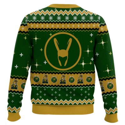 Hooktab Loki Laufeyson Marvel Ugly Christmas Sweater