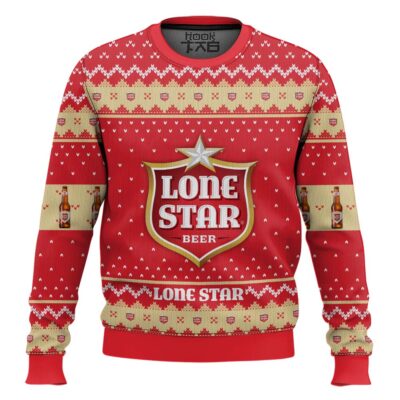 Lone Star Beer Ugly Christmas Sweater