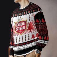 Hooktab Lone Star Brews Ugly Christmas Sweater