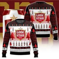 Hooktab Lone Star Brews Ugly Christmas Sweater