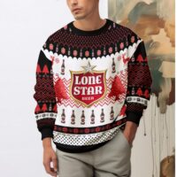 Hooktab Lone Star Brews Ugly Christmas Sweater