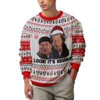 Hooktab Look! It’s Kevin Home Alone Ugly Christmas Sweater