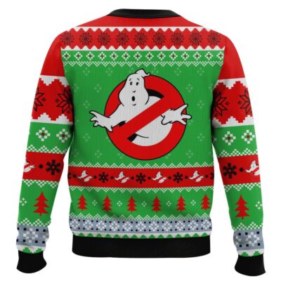 Hooktab Looking For Christmas Spirit Ghostbusters Ugly Christmas Sweater