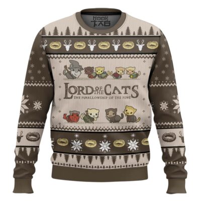 Lord Of The Cats Ugly Christmas Sweater