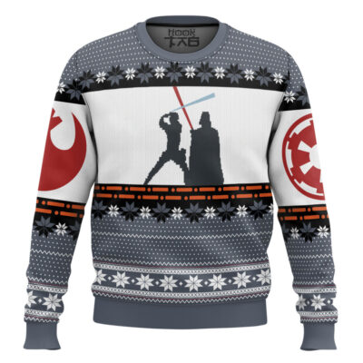 Luke vs Vader Star Wars Ugly Christmas Sweater