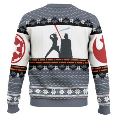 Hooktab Luke vs Vader Star Wars Ugly Christmas Sweater