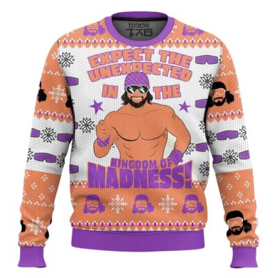 Macho Man Expect The Unexpected WWE Ugly Christmas Sweater