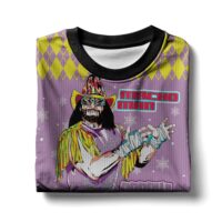 Hooktab Macho Man Oh Yeah WWE Ugly Christmas Sweater