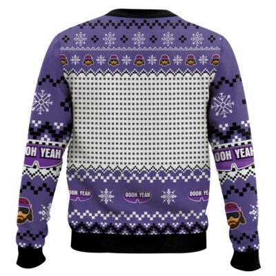 Hooktab Macho Man Sick Puppies WWE Ugly Christmas Sweater
