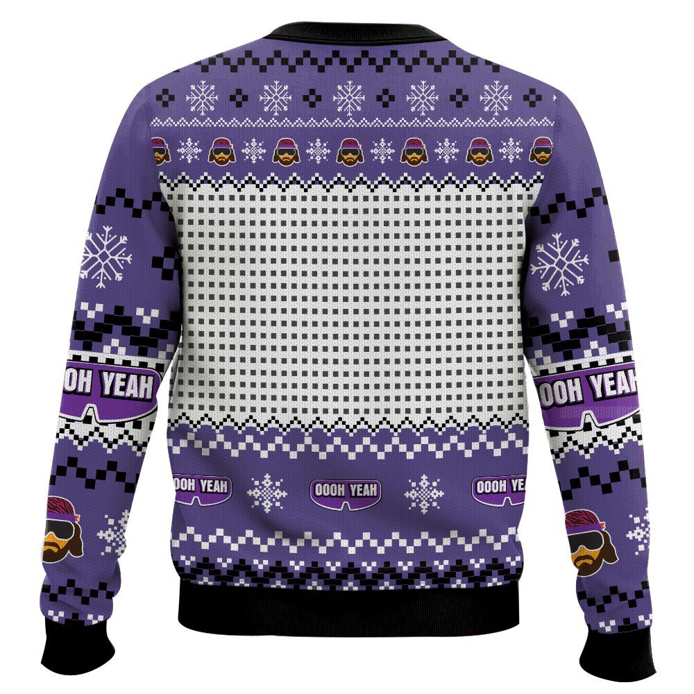 Hooktab Macho Man Sick Puppies WWE Ugly Christmas Sweater