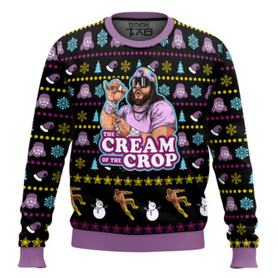 Macho Man The Cream Of The Crop WWE Ugly Christmas Sweater