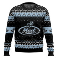 Hooktab Mack Truck Ugly Christmas Sweater